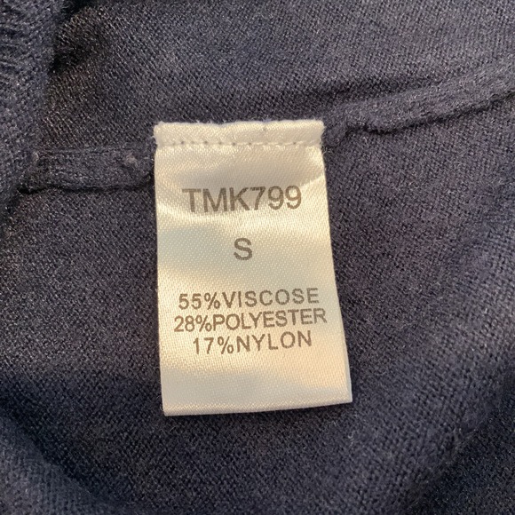 Women's Anthropologie Sz S Sweater Bell Sleeve Fringe Nautical Boho July 4th EUC - Picture 8 of 9